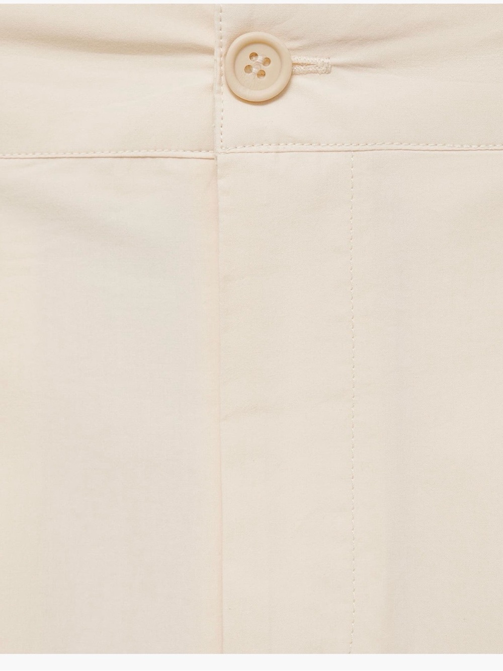 NWOT Mango pleated Midi Skirt in cream SIZE M - Picture 5 of 6